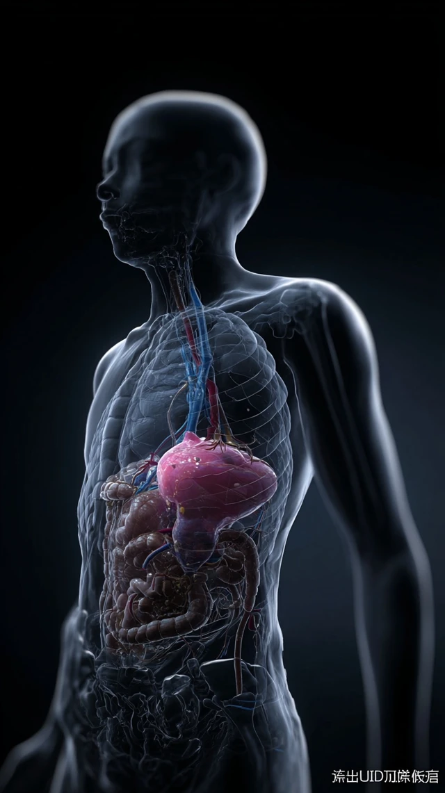 Human Anatomy 3D Model Digestive System Medical Illustration