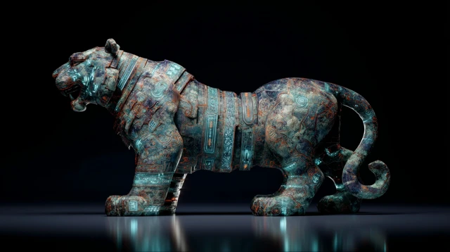 Cyber-Archaeology of Ancient China Bronze Tiger