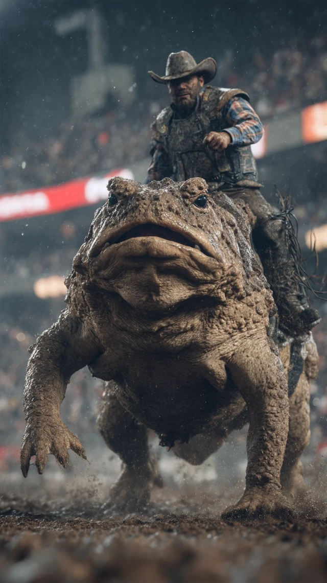 Toad Rodeo: A Wild Ride in the Stadium