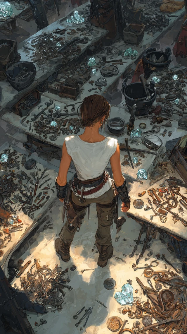 Nyra The Mechanic Fantasy Art