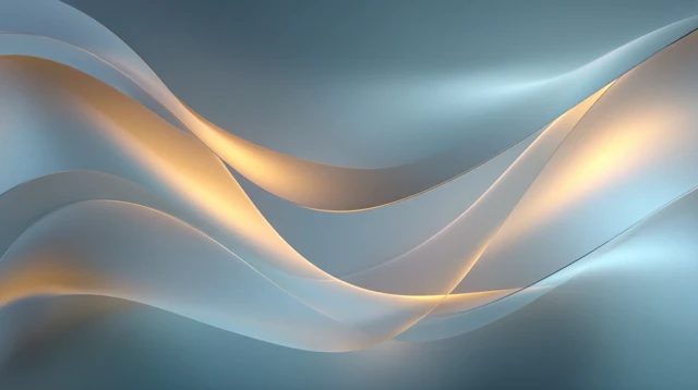 Abstract Ethereal Composition Cool Tones Serene