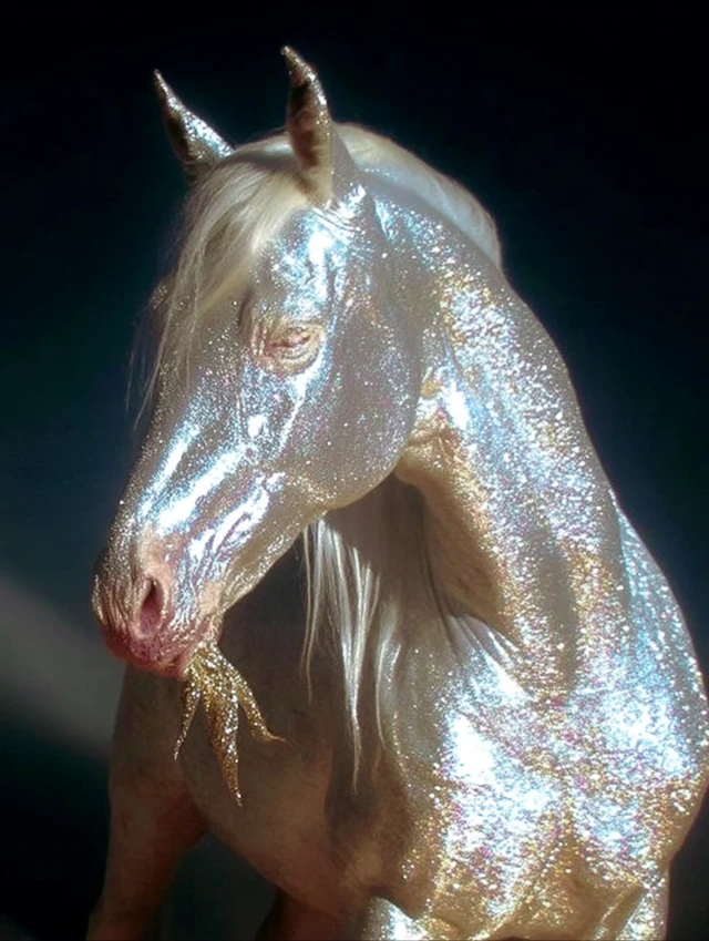 Glittering Unicorn Photography