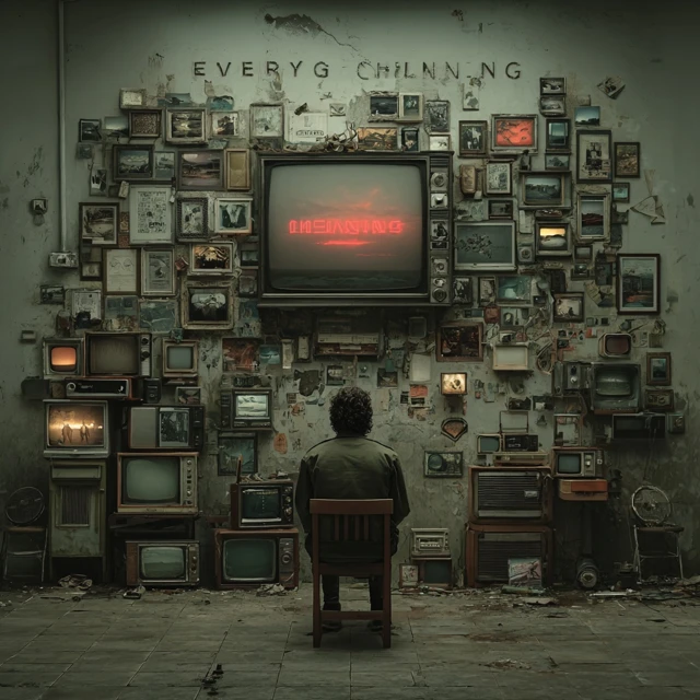 Everything Changed A Man in a Retro Room