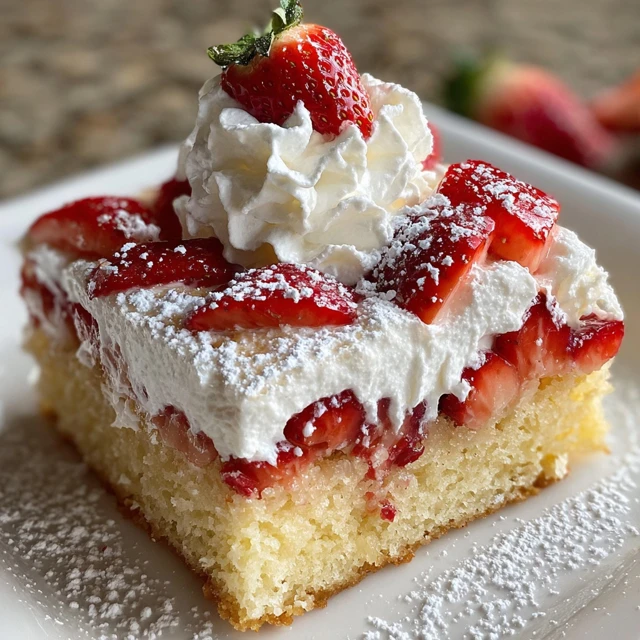 Easy Strawberry Shortcake Bars Recipe Delicious Treats