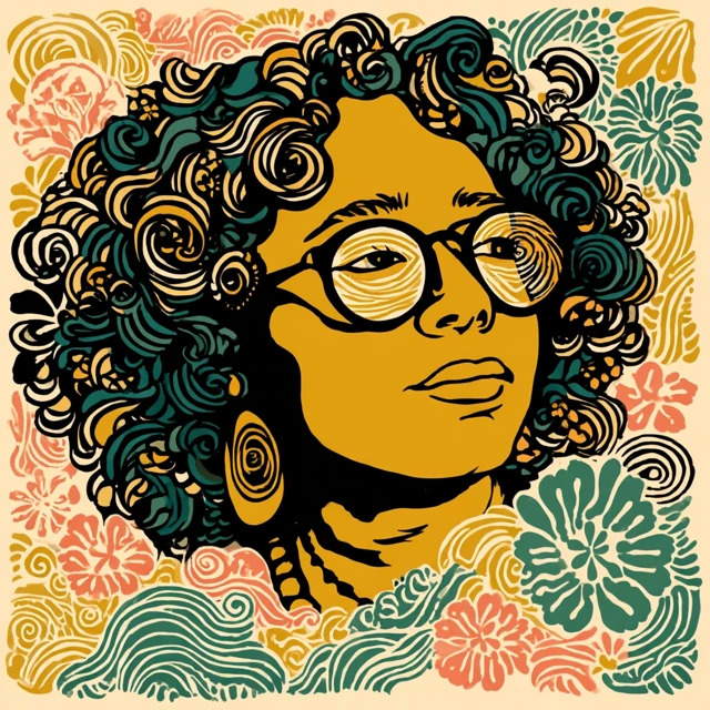 Groovy Album Cover Art Illustration
