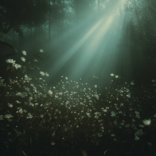 Forest Scene Conceptual Photography with Cinematic Light