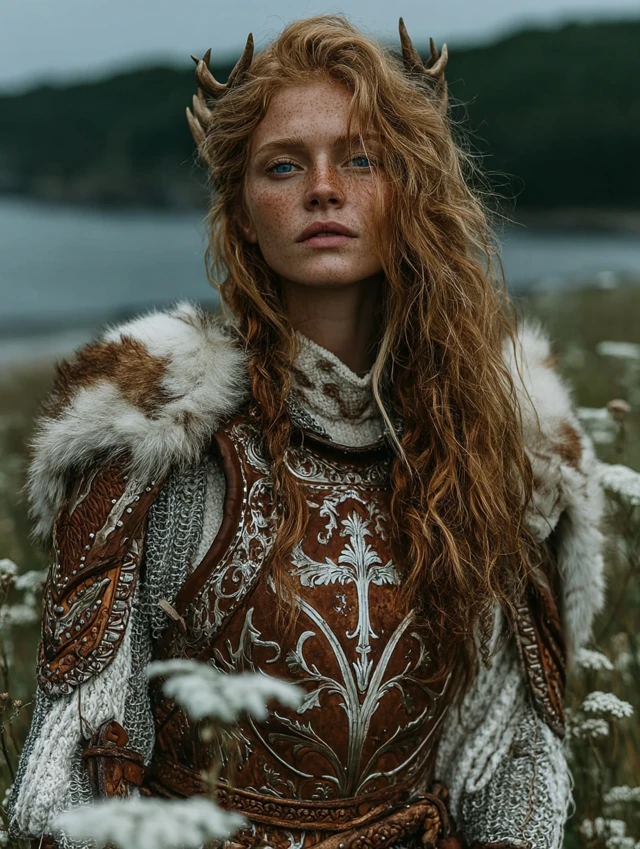 Medieval Woman Knight Fantasy Art