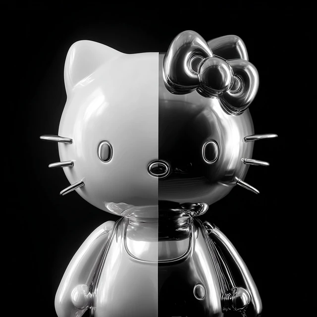 Metal Hello Kitty Hajime Sorayama Style