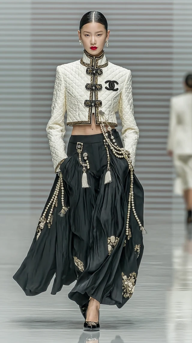 Chanel-Inspired Hanbok on Runway: Fashion Fusion