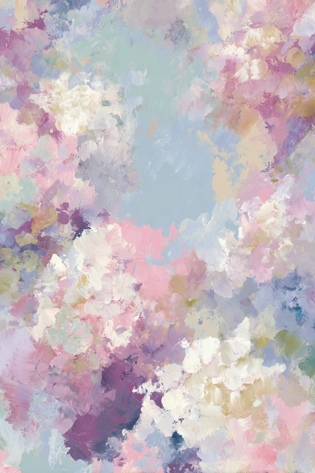 Abstract Pastel Painting for Home Decor and Wallpaper