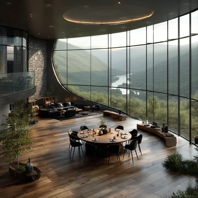 Luxury Interior Design Open Plan Living Room