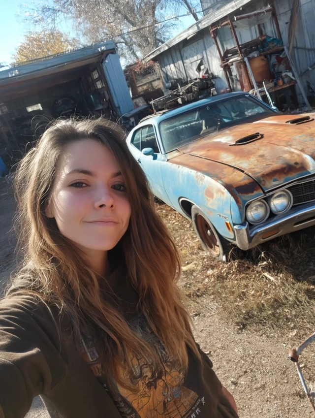 Mechanic with Vintage Car in Arkansas