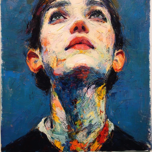 Woman Portrait Oil Painting by Andrew Salgado