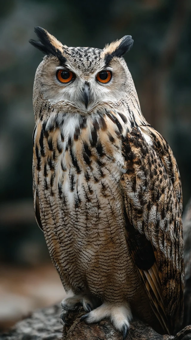 Realistic Owl Portrait in High Resolution
