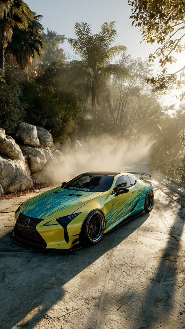 Futuristic Lexus Shooting Brake Car Design Photography