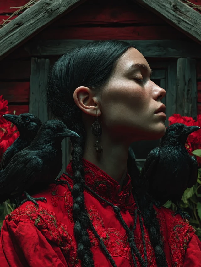 Slavic Woman Crows Ancient Knowledge