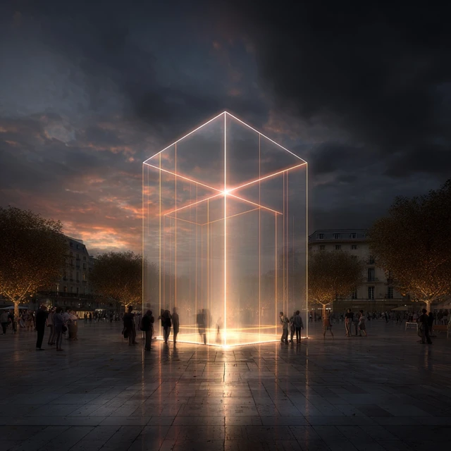 Jean Nouvels Lantern Installation Architectural Design
