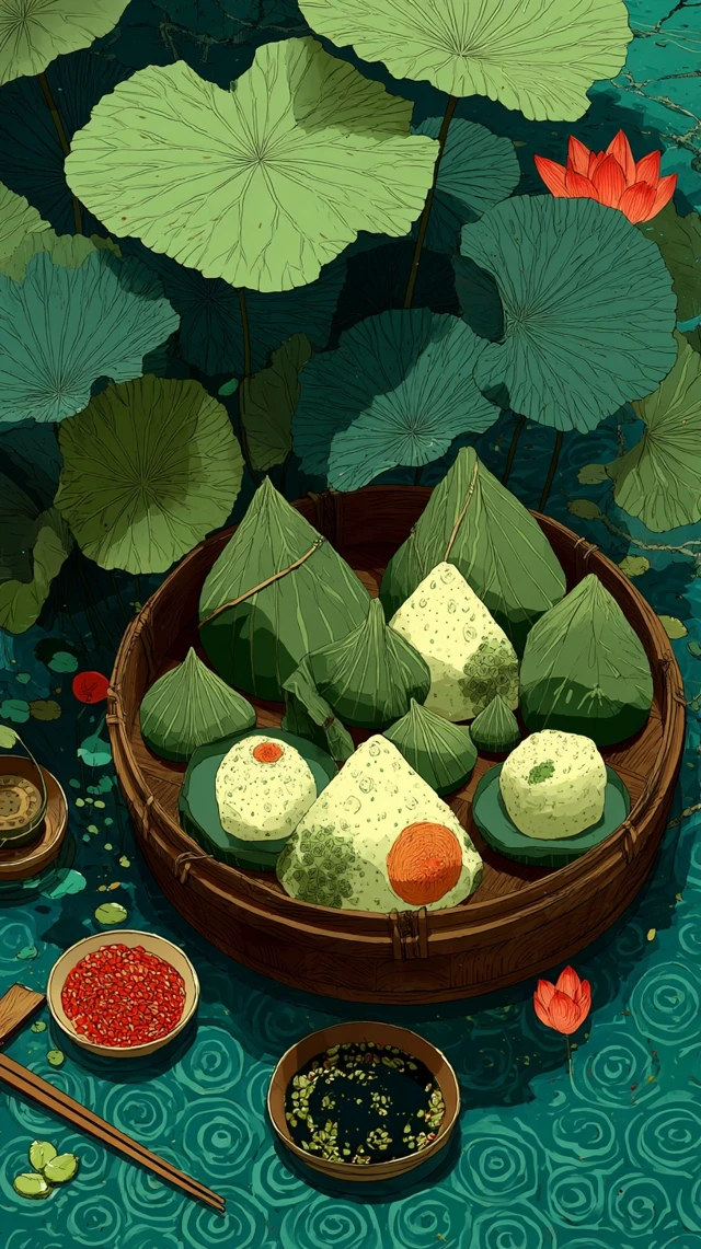 Dragon Boat Festival Zongzi Illustration