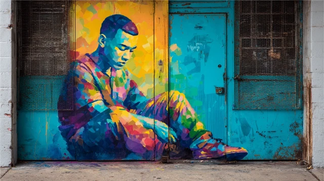 Street Art in Puerto Rico by Picasso Style