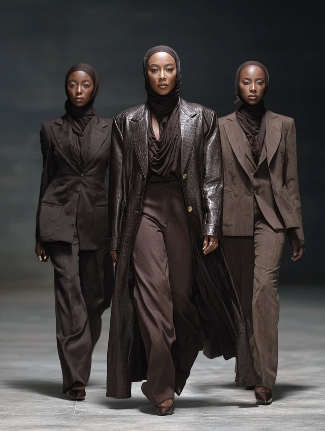 Powerful Muslim Women in Saint Laurent Inspired Outfits