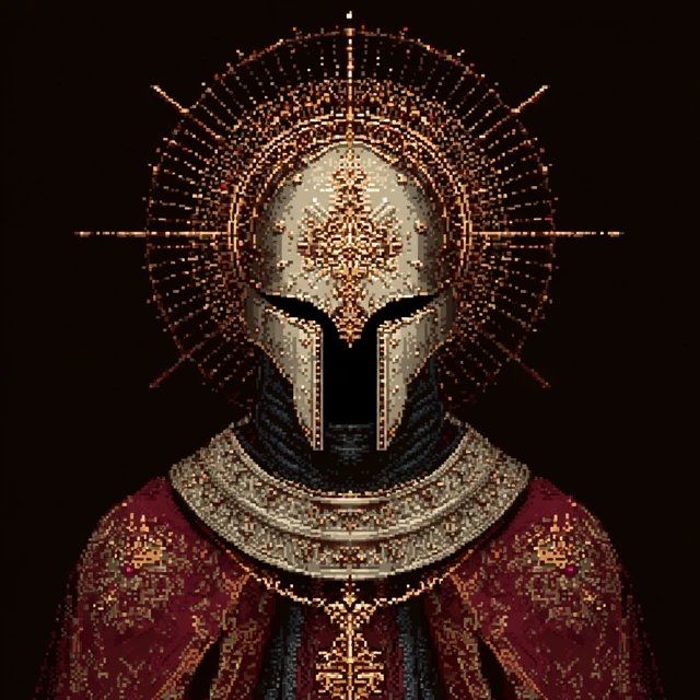 Pixel Art Penitent One Blasphemous Dark Souls