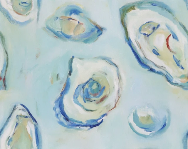 Oysters in Art Modern Painting Inspired by Matisse Gauguin