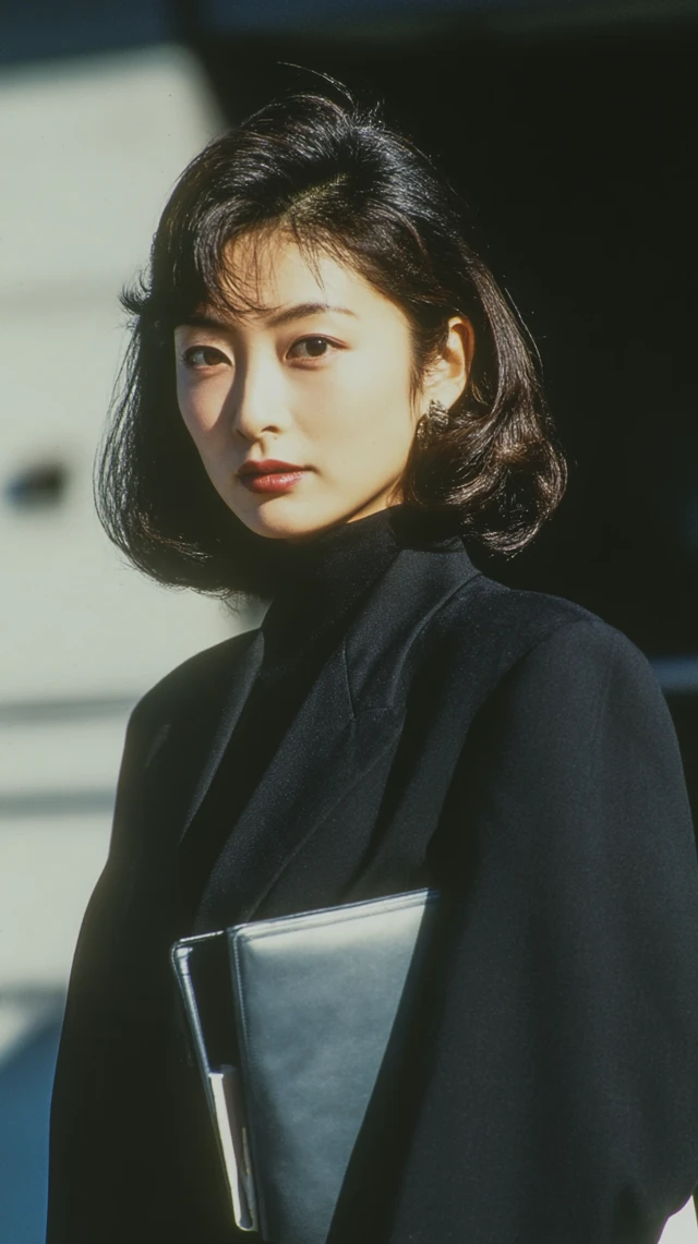 1980s Japanese Career Woman Portrait