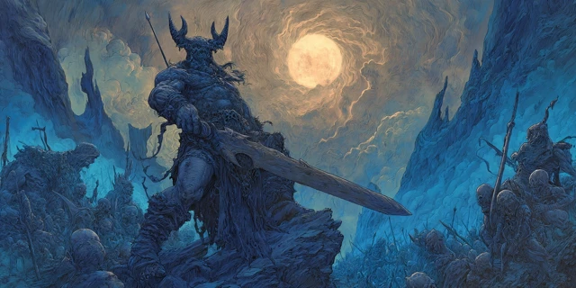 Black Metal Album Art Barbarian Overlord
