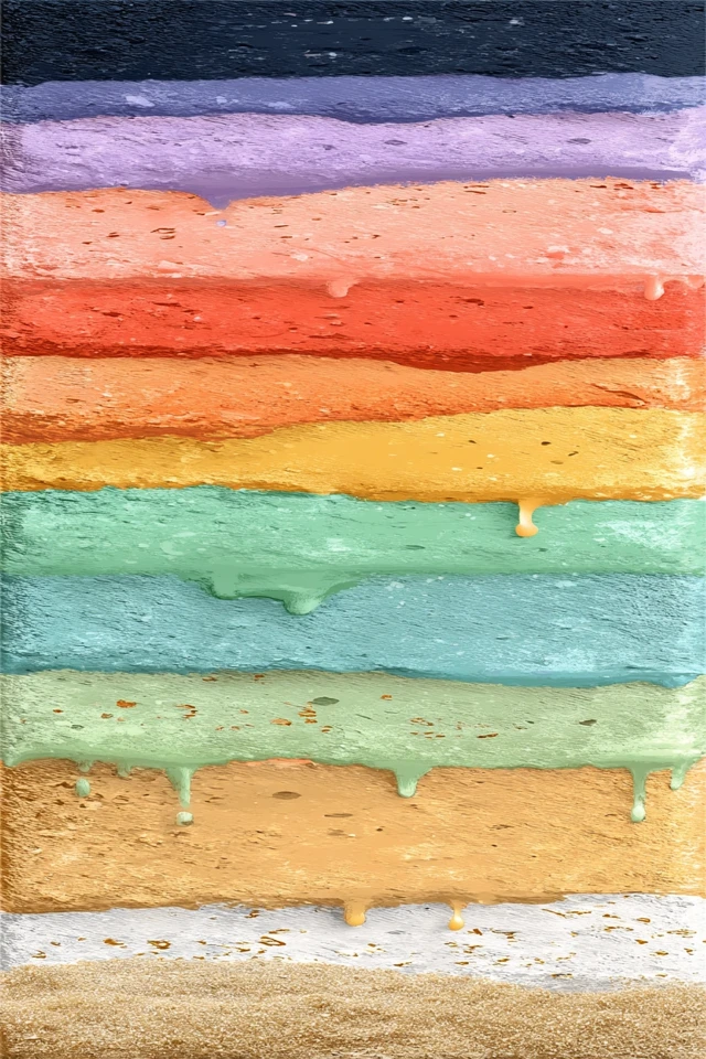 Pastel Popsicle Wallpaper Swirls of Color Seamless Design