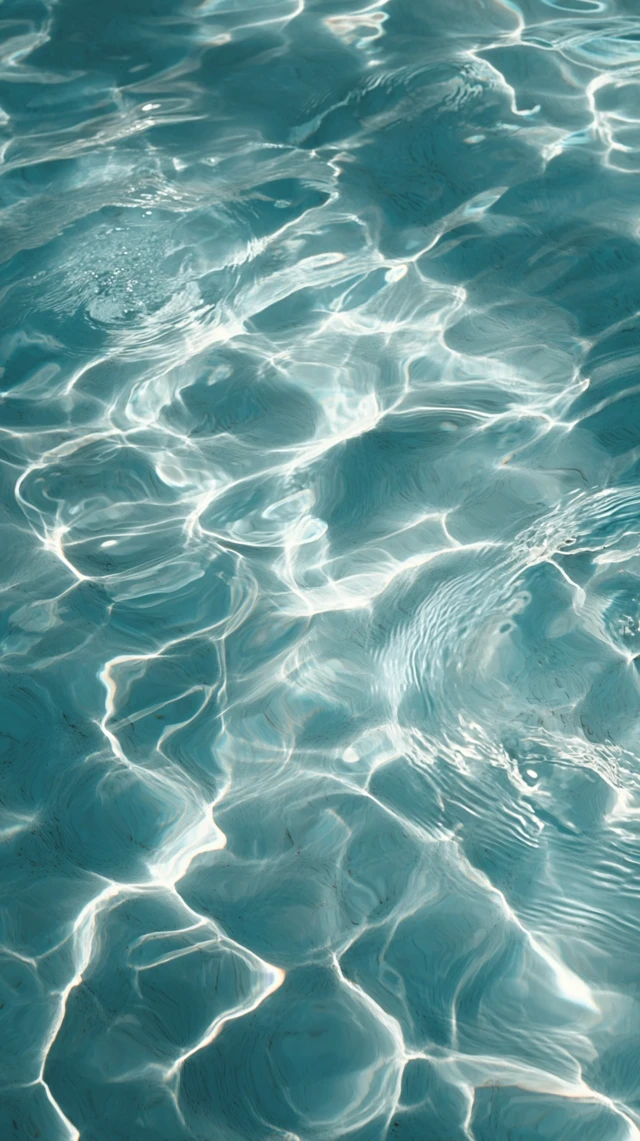 Water Ripples Surface Blue Calm Serene