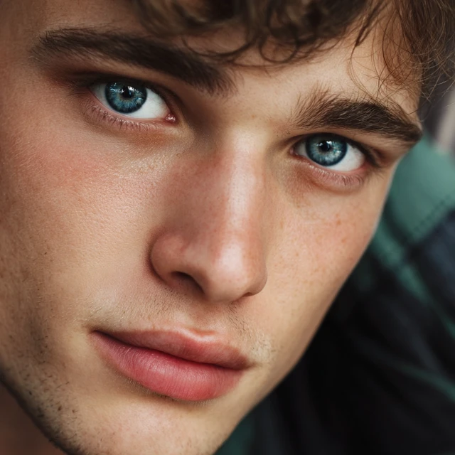 Handsome Man Close Up HD Photography
