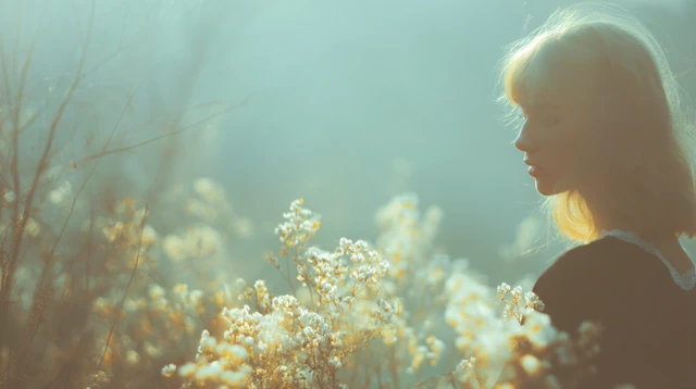 Pale Beauty A Farewell Look Serene Portrait