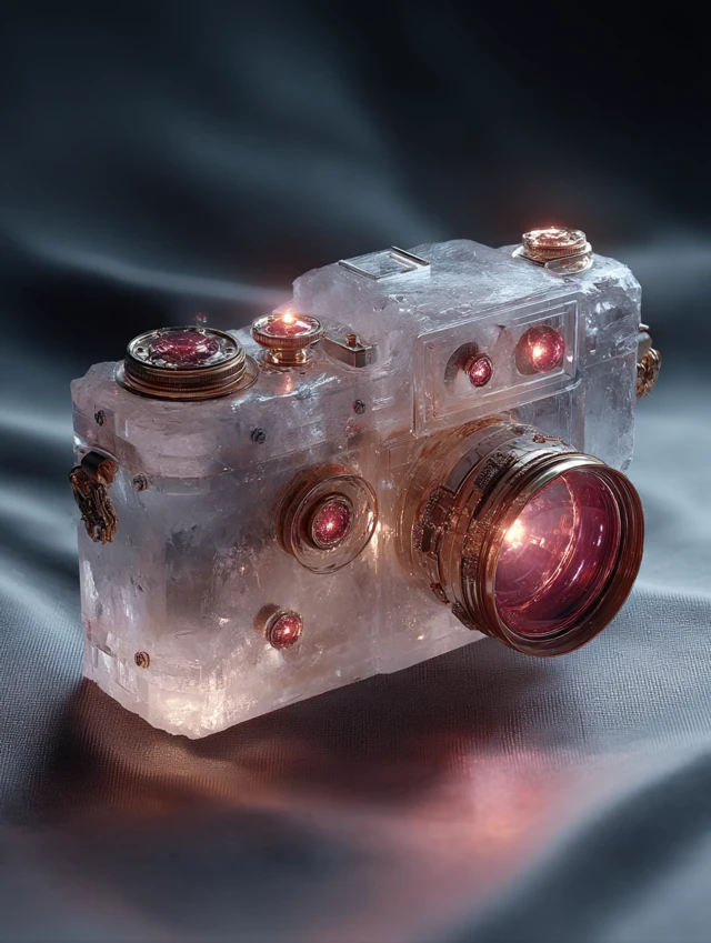 Smoky Quartz Camera Fantasy Gemstone Art