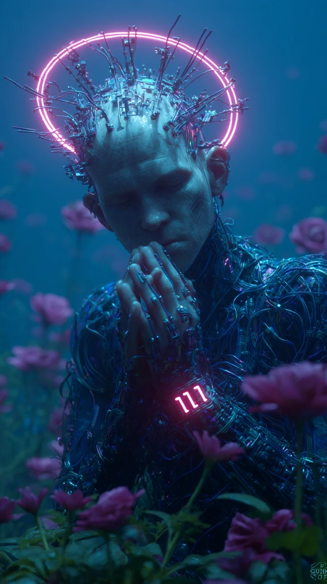 Eternal Server Avatar in Cyberpunk Garden