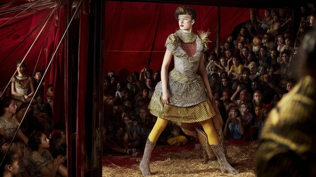 Fashion Show in a Circus by Annie Leibovitz