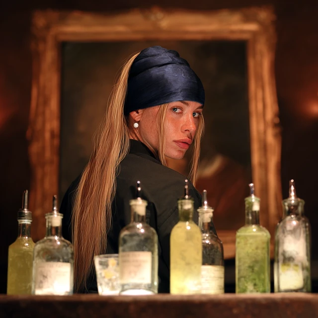 Girl with Pearl Earring Amsterdam Cafe Bartender