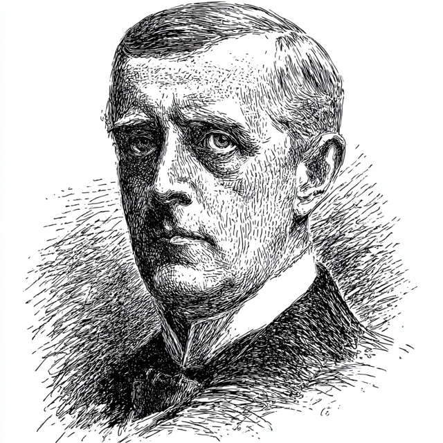 Charles de Gaulle Portrait Victorian Engraving