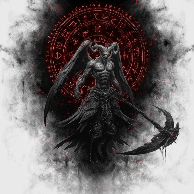 Demonic Angel Fantasy Art