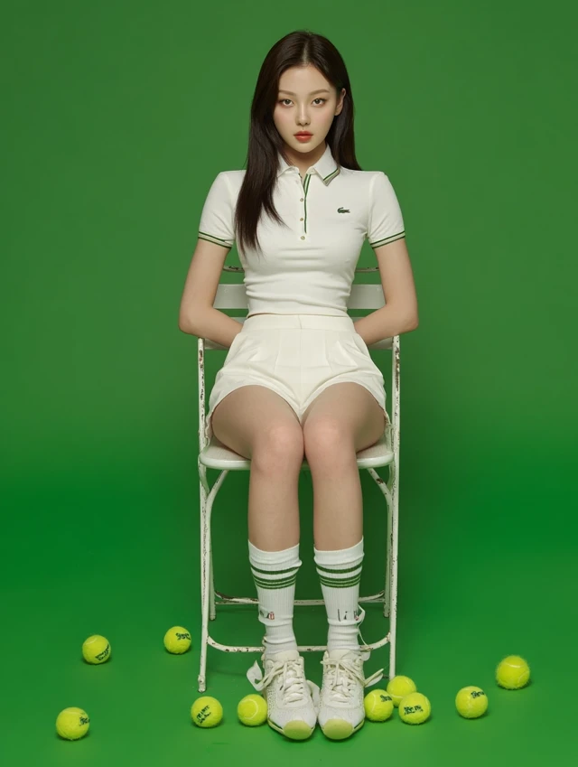 Lacoste Tennis Fashion: Korean Model on Vogue Cover