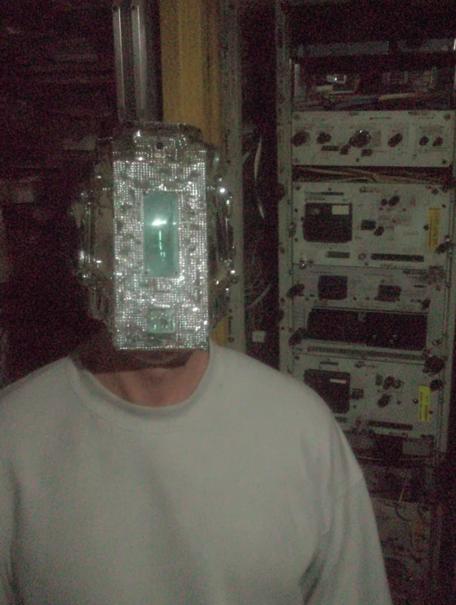 SciFi Cyborg Athlete in Liminal Space 2000s Digicam