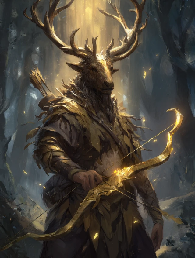 Erastil God of Hunting DND Fantasy Concept Art