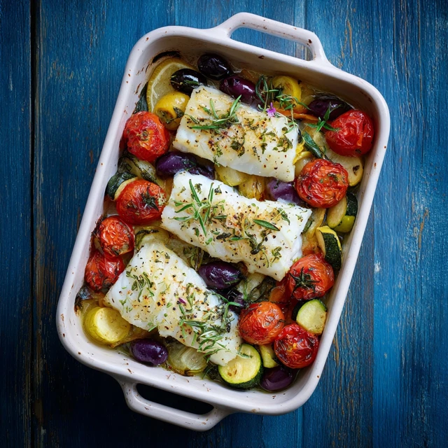 Baked Mediterranean Fish Recipe Healthy and Delicious