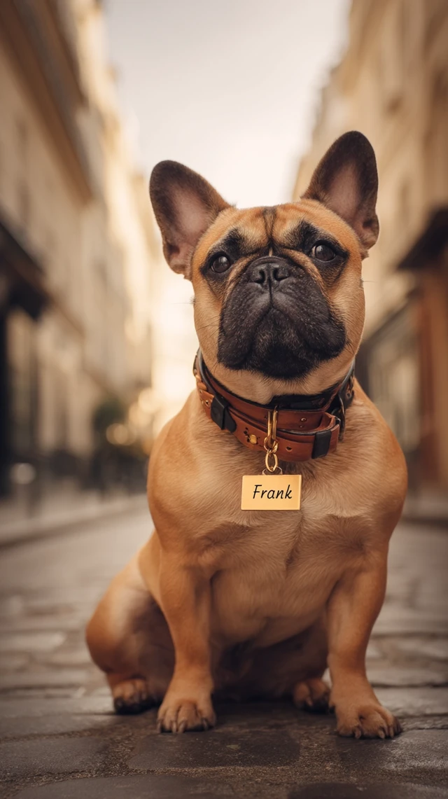 Stylish French Bulldog in Paris - Fashion Editorial