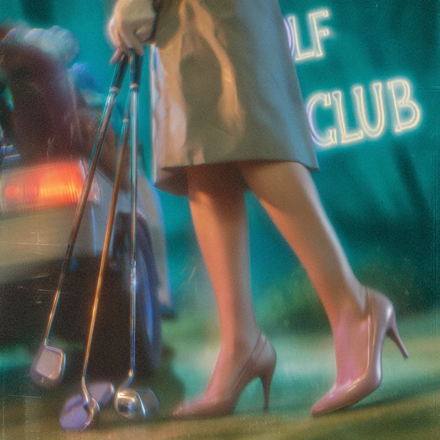 Noir Golf Glamour Retro 60s Photo