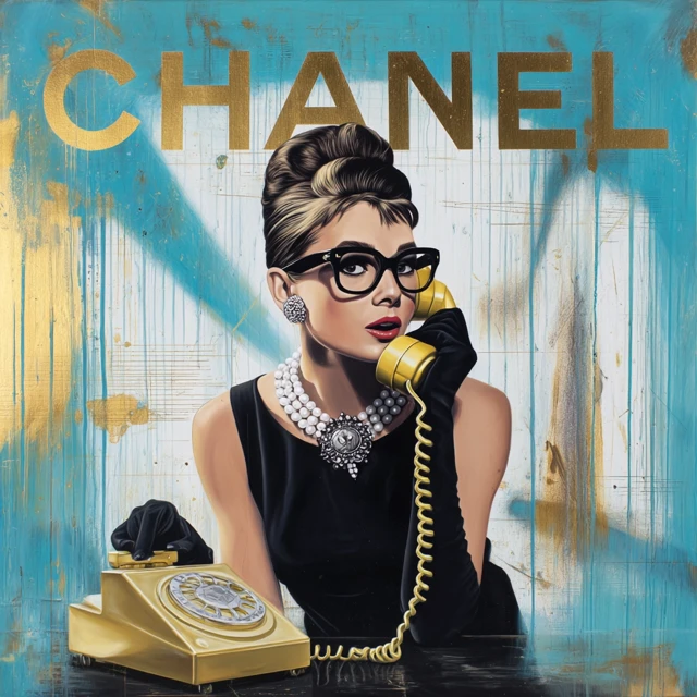 Breakfast at Tiffany Chanel Art Pop Graffiti