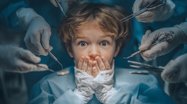 Childs Fear at Dentist Appointment
