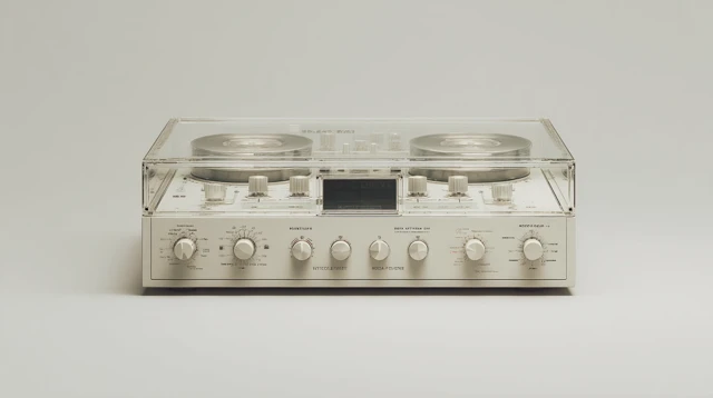 Minimalist Tech Music Player Dieter Rams Design