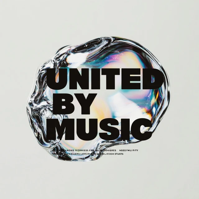 United by Music Minimalist Poster Design