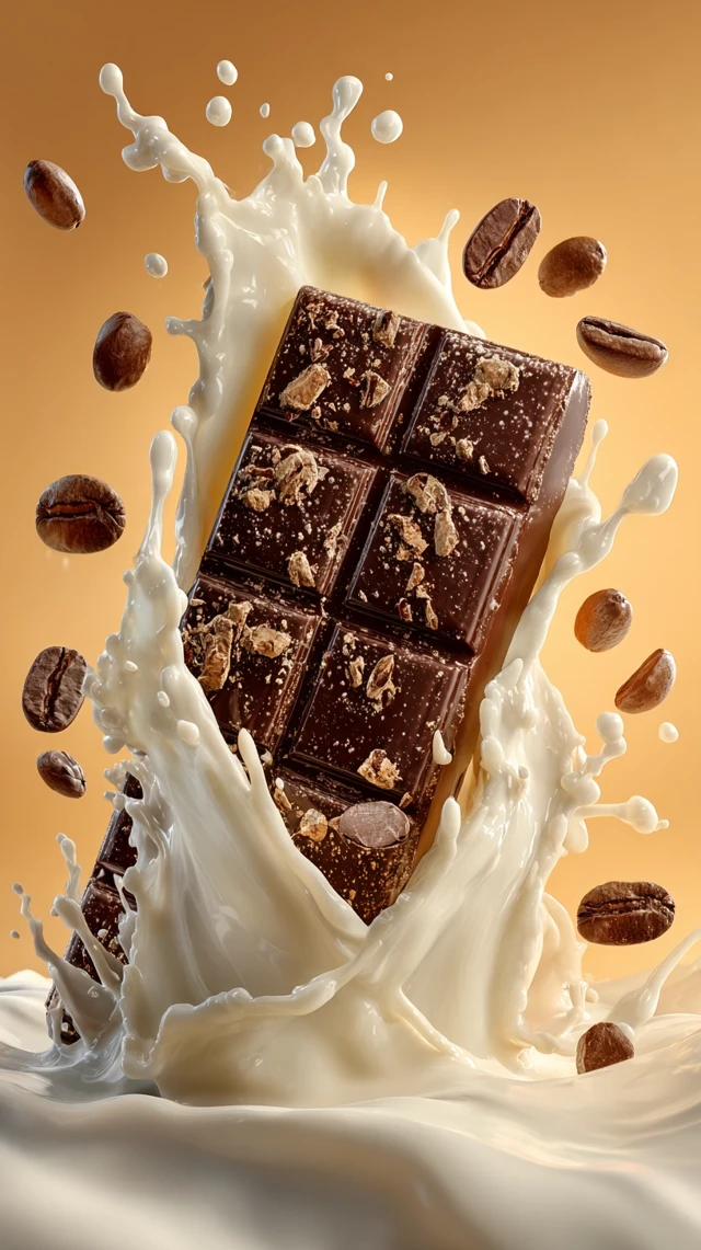 Chocolate Bar Stack Delicious Dessert Food Image