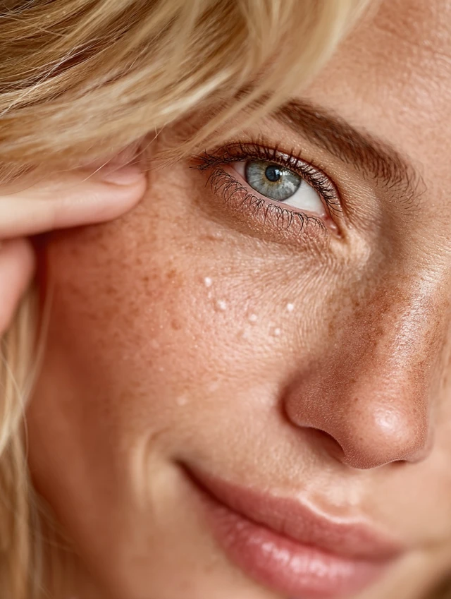 Woman Applying Eye Cream Beauty Skincare Photo